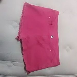Rue 21 pink jean shorts
